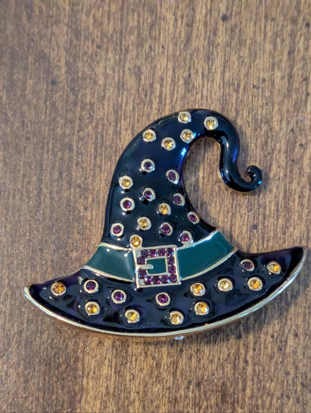 Talbots Witch Hat Brooch, Halloween